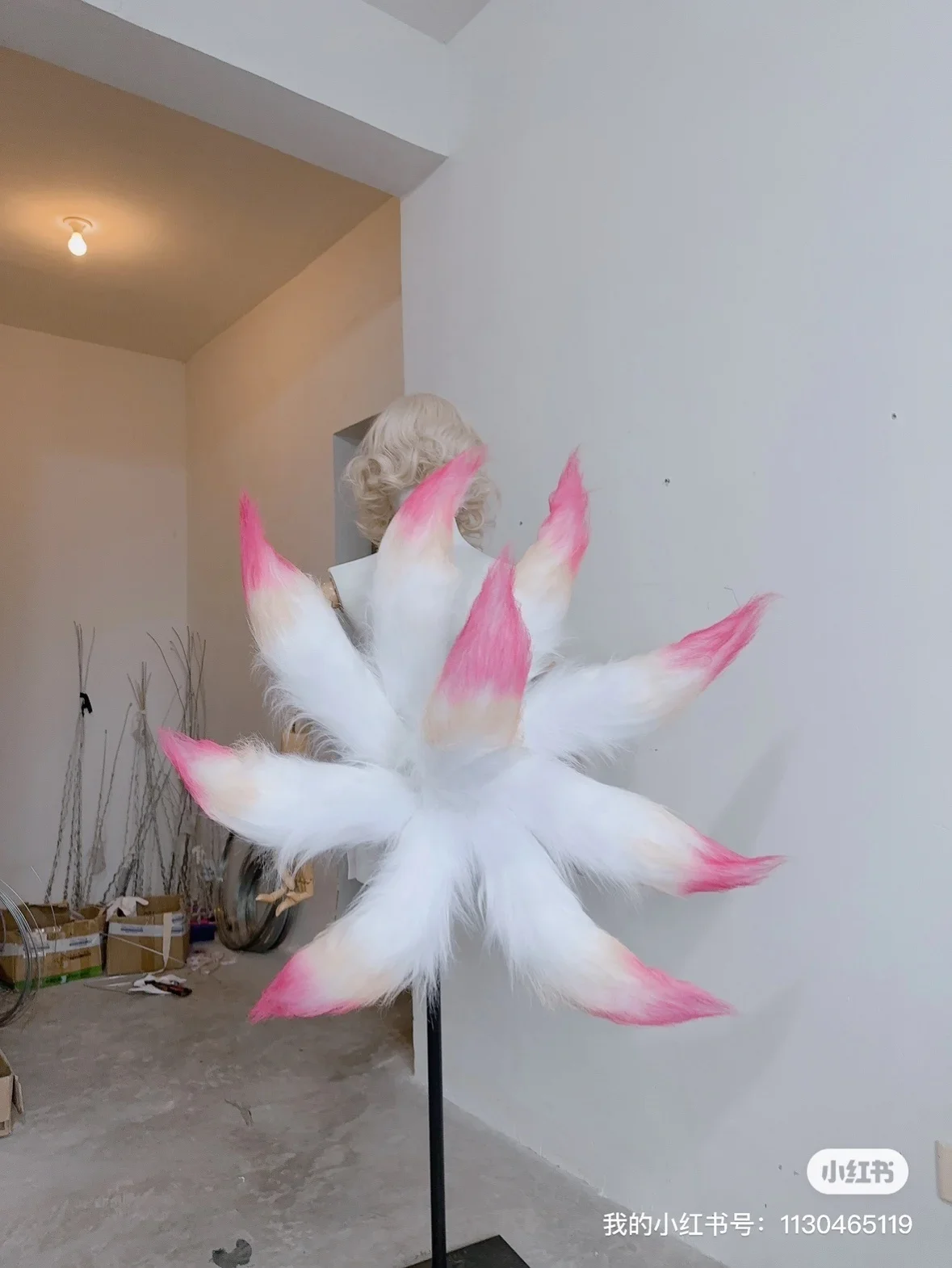 

The Tail Of The Nine-tailed Fox Miracle Warm Heart Moon Fox Tail Children's Performance Cosplay Prop Hang Waist Tail