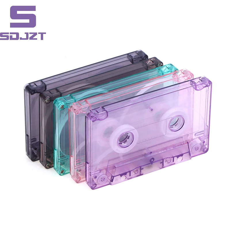 1Pc New Color Blank Tape Case Audio Recording Cassette Tape Shell Empty Reel To Reel Cassette(No Inner Core And Outer Box)