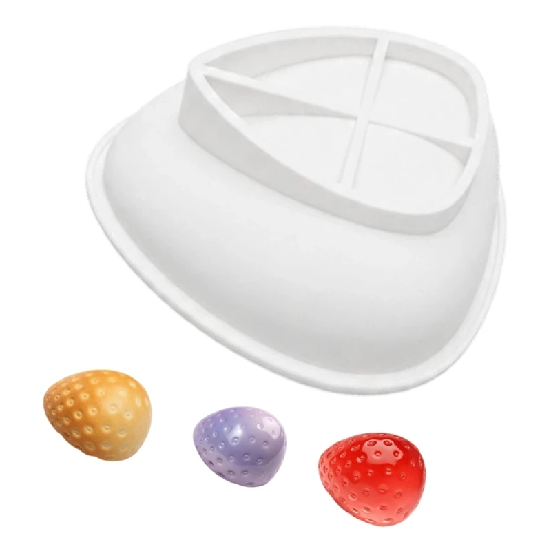Strawberry Silicone Mousse Cake Molds Chocolate Baking Molds Kitchen Tool Party Celebration Dessert Bakeware C7AC