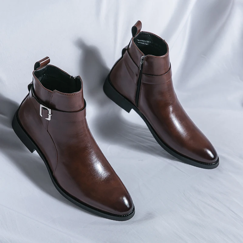 Mocasines para hombre, zapatos de vestir de cuero de marca de lujo, zapatos informales formales sólidos sin cordones transpirables, zapatos de diseñador hechos a mano para hombre, mocasines