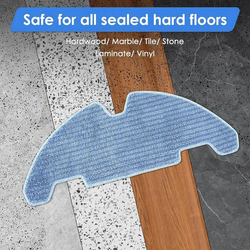 Kit de accesorios de repuesto de 14 piezas para piezas de robot aspirador M330 Pro, filtros HEPA, cepillos laterales, almohadillas