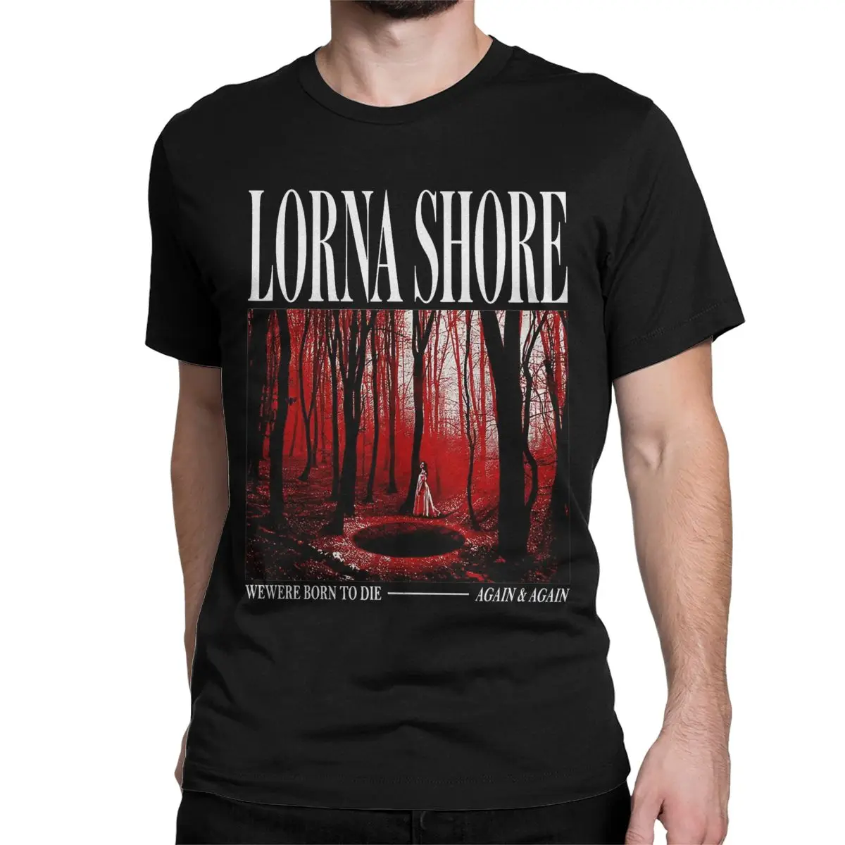 Lorna Shore American Music T Shirt Men Women Pure Cotton Creative T-Shirt Crew Neck Tee Shirt Short Sleeve Clothes Plus Size