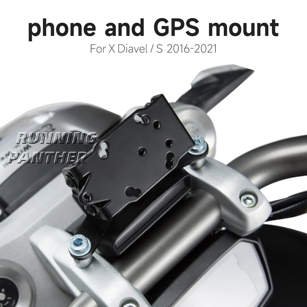 New GPS Mount For Ducati XDiavel X DIAVEL S 2016-2021 Motorcycle Accessories Mobile Phone Bracket Holder USB