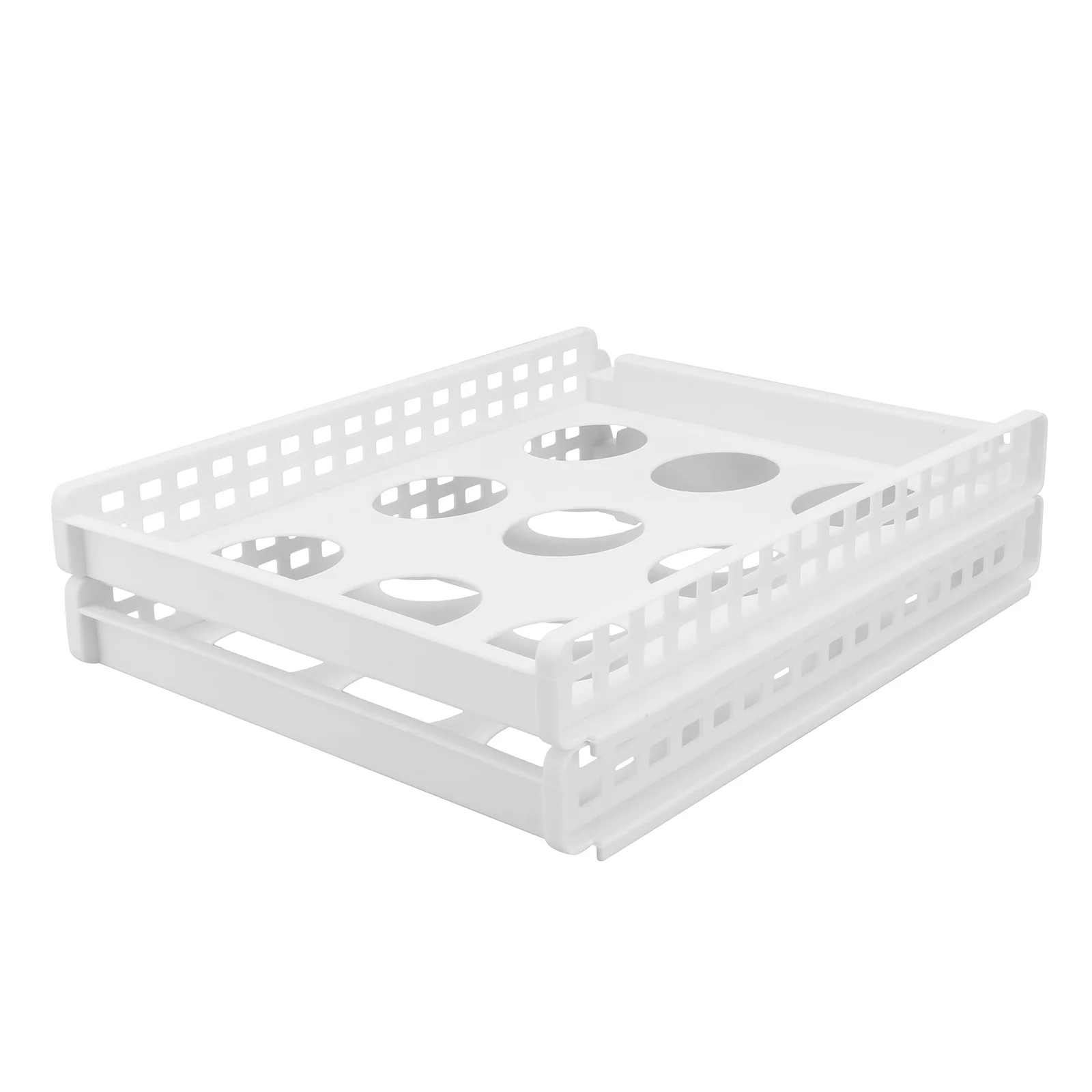 

2Pcs Plastic Closet Storage Bin Clothes Organizer Drawer Divider Clothing Storage Closet Organizer for Home Wardrobe