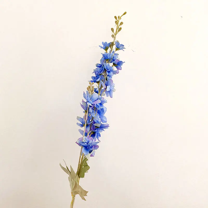 2 Fork Artificial Flocking Delphinium Flowers Wedding Home Decoration Furnishing Flowers Wedding Decoration Hyacinth Flower
