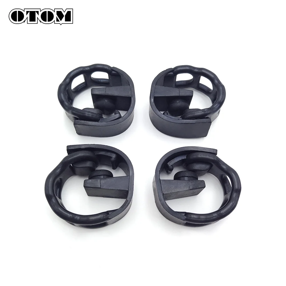 OTOM 4Pcs Motorcycle Headlight Straps Headlight Fairing Rubber Straps Dirt Bike Headlamp Fix Bracket Straps For KTM HUSQVARNA TE