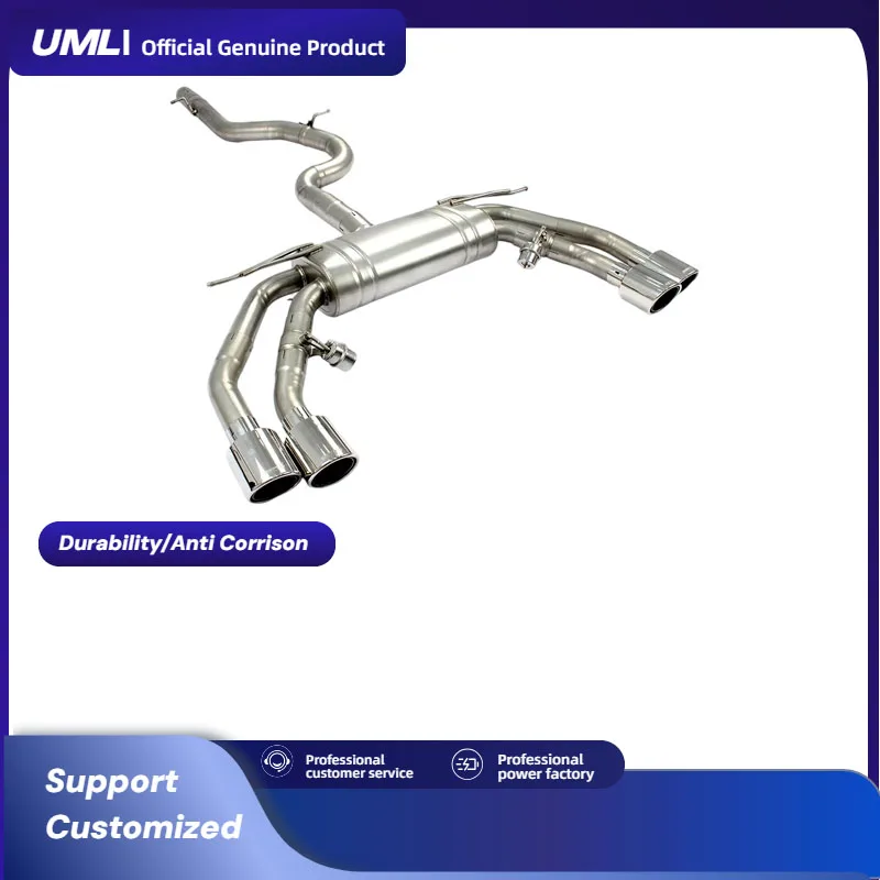 

Stainless Steel Tuning Exhaust System Muffler Valve Muffler Exhaust Muffler Exhaust Pipes for audi S3 2.0t