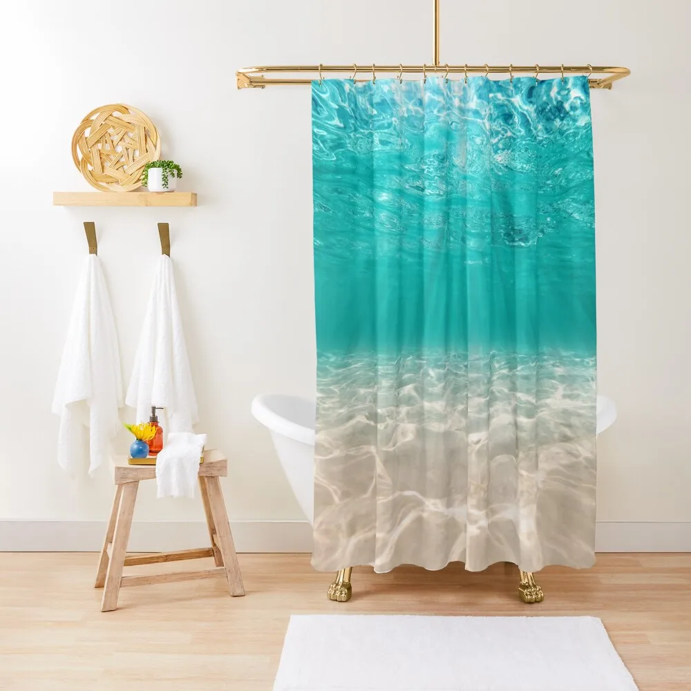 

Underwater sandy ocean floor Shower Curtain Bathroom Accessory For Bathroom Shower For Bathrooms With Beautiful Designs Curtain