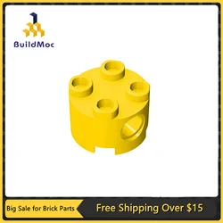 MOC Assembles Particles 17485 79566 Brick Round 2 x 2 with Pin Holes Building Blocks DIY Bricks Model High-Tech Spare Toys