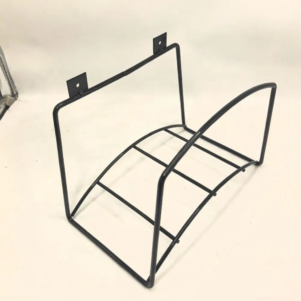 Steel Garden Hose Holder Wall Mount Heavy Duty Pipe Storage Hanger Organizer Bracket For Watering Equipment Yard Garage