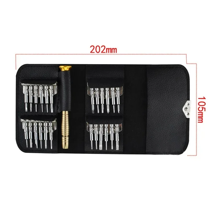 Mini Precision Screwdriver Set 25 in 1 Electronic Torx Screwdriver Opening Repair Tools Kit for iPhone Camera Watch Tablet PC