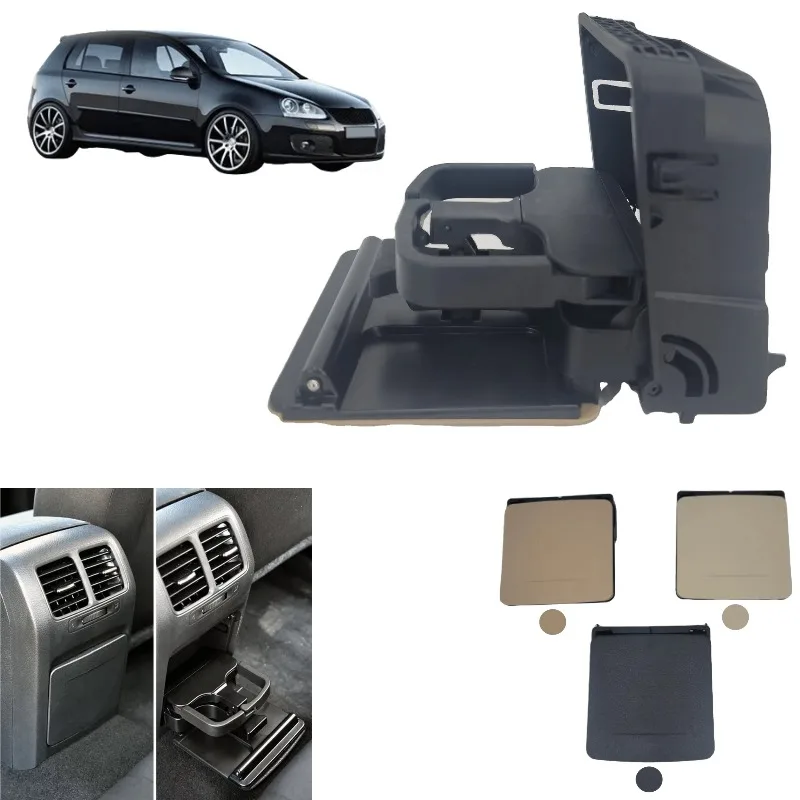 Для Jetta MK5 Golf 6 2006-2014 1K0862532 Автомобильный держатель для воздуховыпускного отверстия, подлокотник для центральной консоли, держатель для напитков, автомобильный держатель для чашки