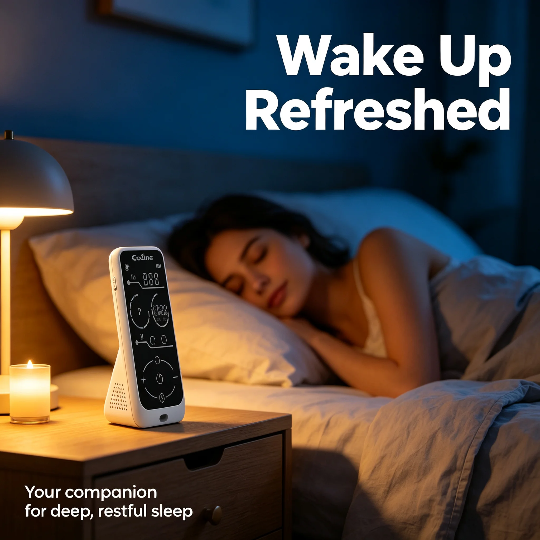 Drug-Free Vagus Nerve Massager for Deep Sleep, Relieves Depression and Tension, Compact Home Therapy Gift