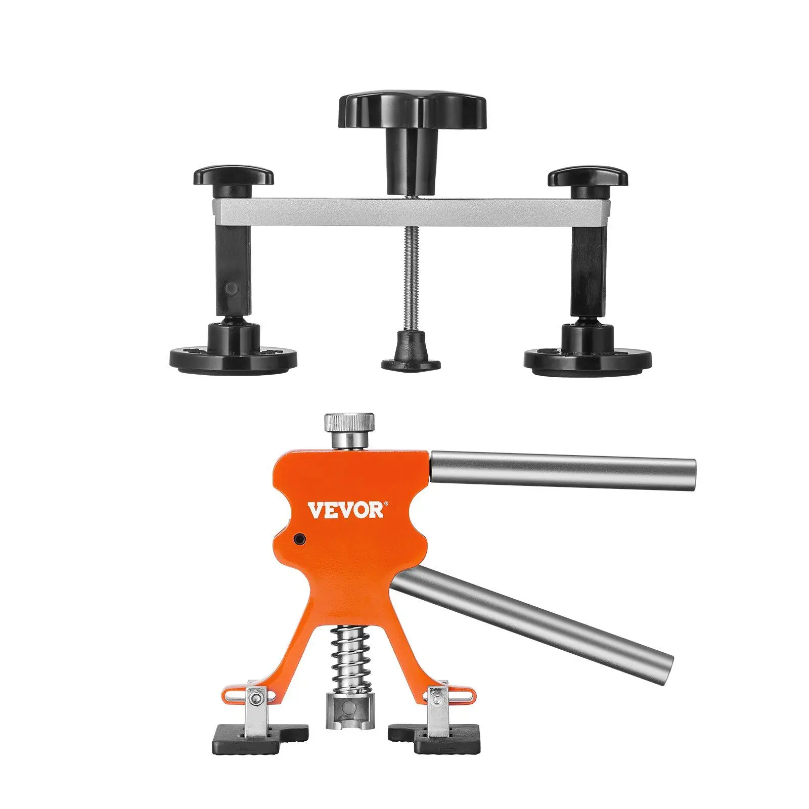 

Complete 56PCS Dent Repair Kit with Upgraded Golden Puller, Dual Bolts, Glue Tabs, Melt Sticks for Fast Car Restoration