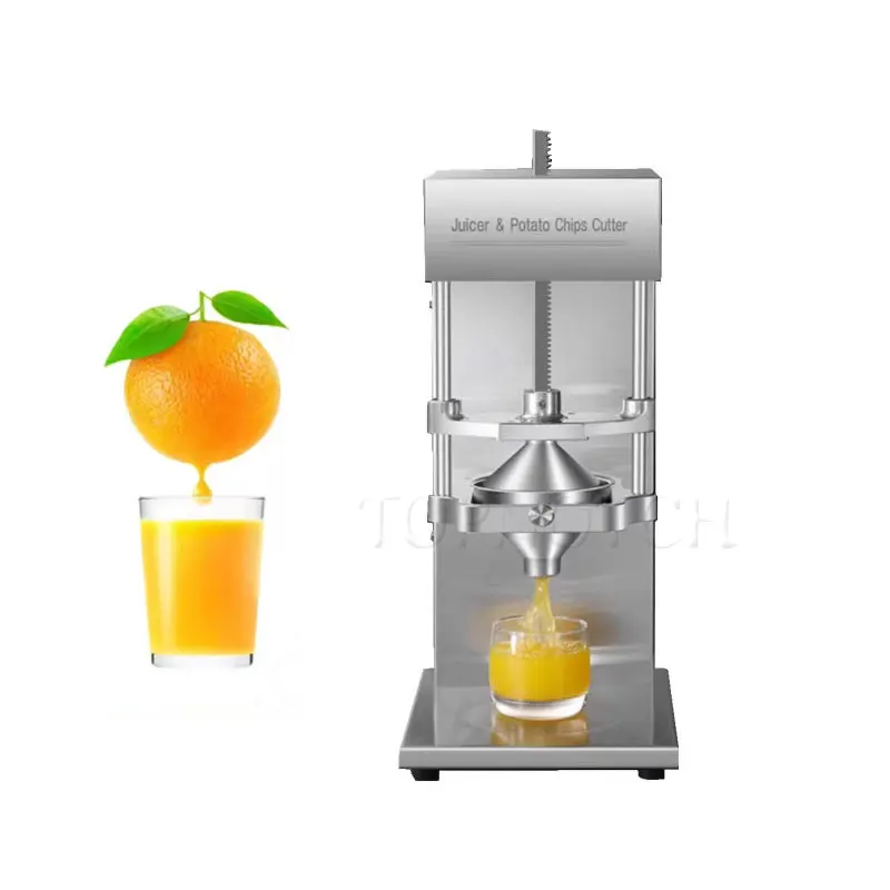 

Electric Juicing Potato Chips Cutter Pomegranate Orange Lemon Press Extruder Commercial Large Caliber