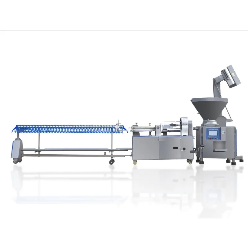 全自動肉注入機 ステンレス製ソーセージ燻製機 ミンチ肉製造機 真空ソーセージフィラー生産ライン