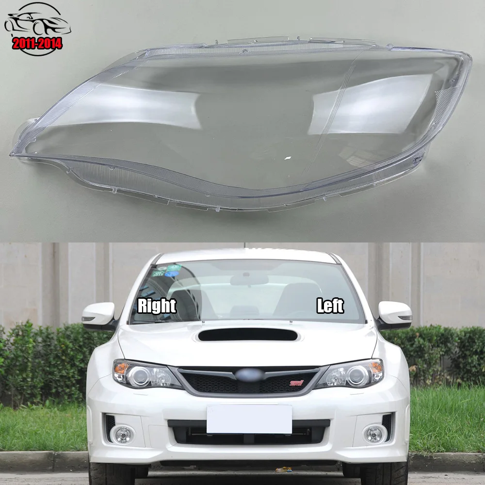 

For Subaru Impreza 10th Gen 2011-2014 Auto Front Headlight Cover Lens Transparent Glass Headlamps Lampshade Lamp Shell Masks