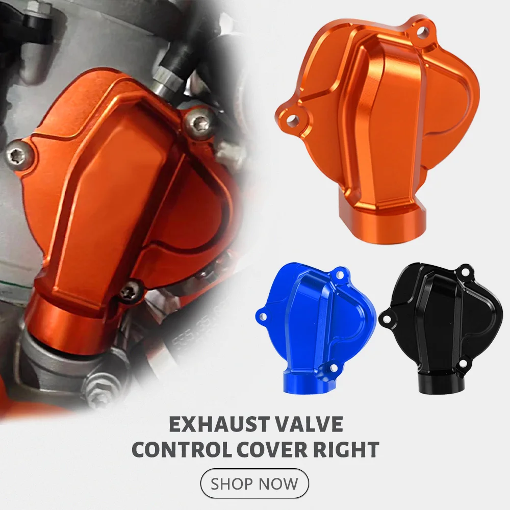 Motorcycle Accessorios RIGHT SIDE POWER VALVE CONTROL COVER For 250/300 XC/SX/XC-W/EXC/ Six Days/TPI 2009 2010 2011 2012-2021