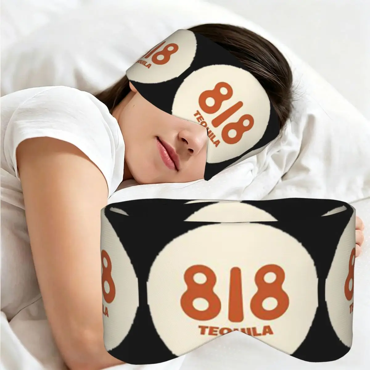 818 Tequila Green Logo sleep eye mask Light Blocking Portable Eye Cover for Girls Boys Travel Party Gift Eyeshade eyepatch
