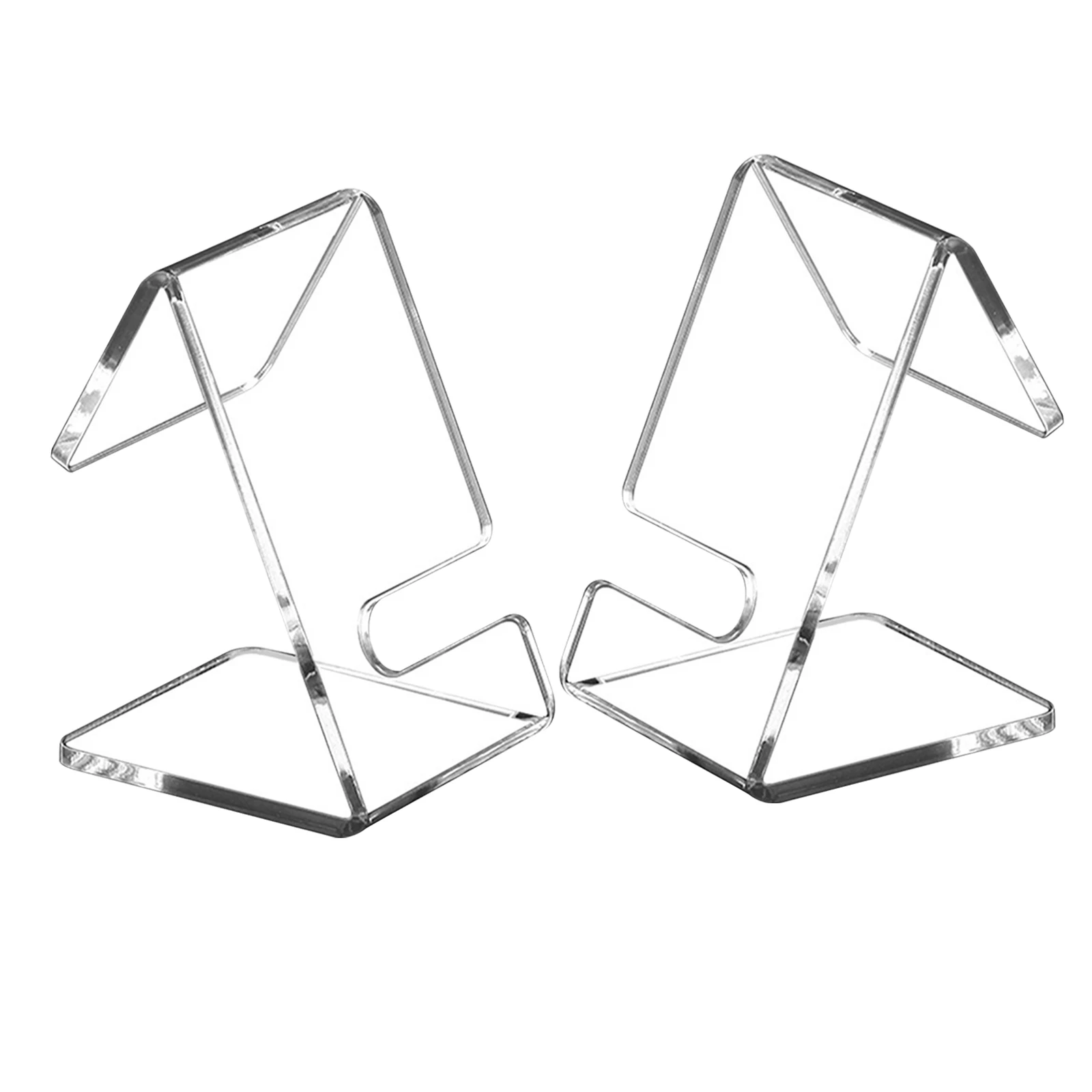 

2 Pcs Watches Eyewear Display Tower Stand Holder Acrylic Eyeglass Transparent Clear