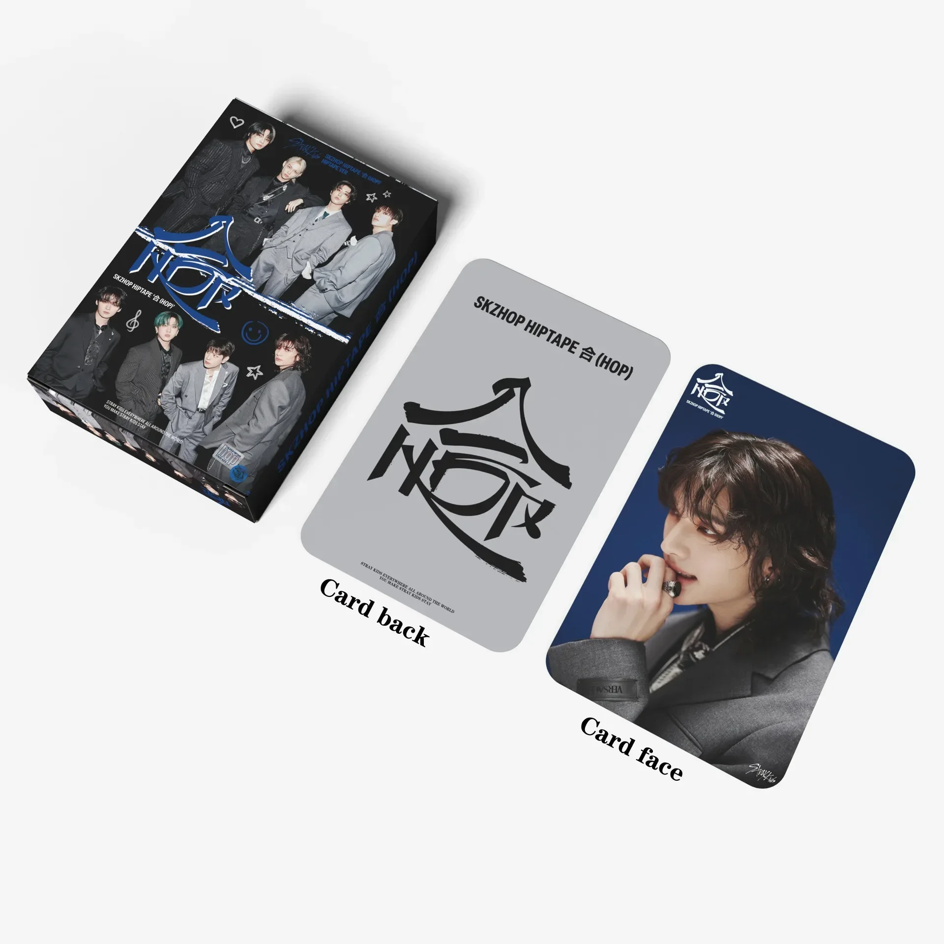 55 pièces/ensemble SK Kpop StrayKids Zhop Hiptape Hop Lomo carte cartes postales photocarte pour les Fans Collection cadeaux