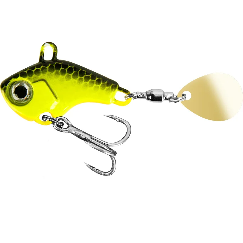 Billings 5-teiliges Set 7g Angelköder-Kit Metall-VIB Künstlicher Köder Sinkender Spinner Löffelköder Jigs Angelzubehör