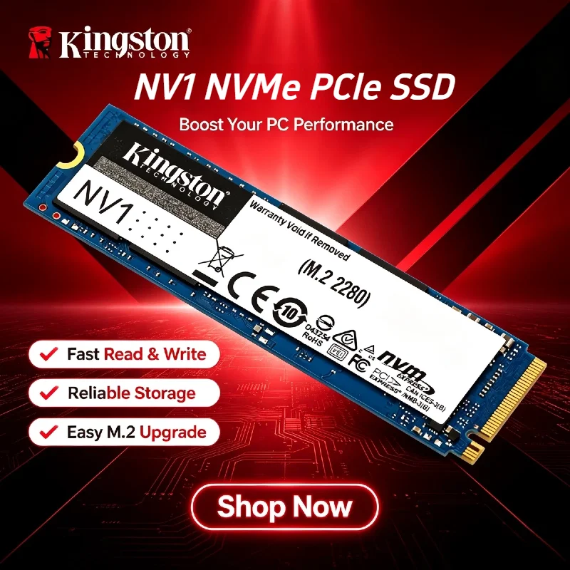 External Nvme Ssd - Kingston NV1 500GB/1TB NVMe M.2 2280