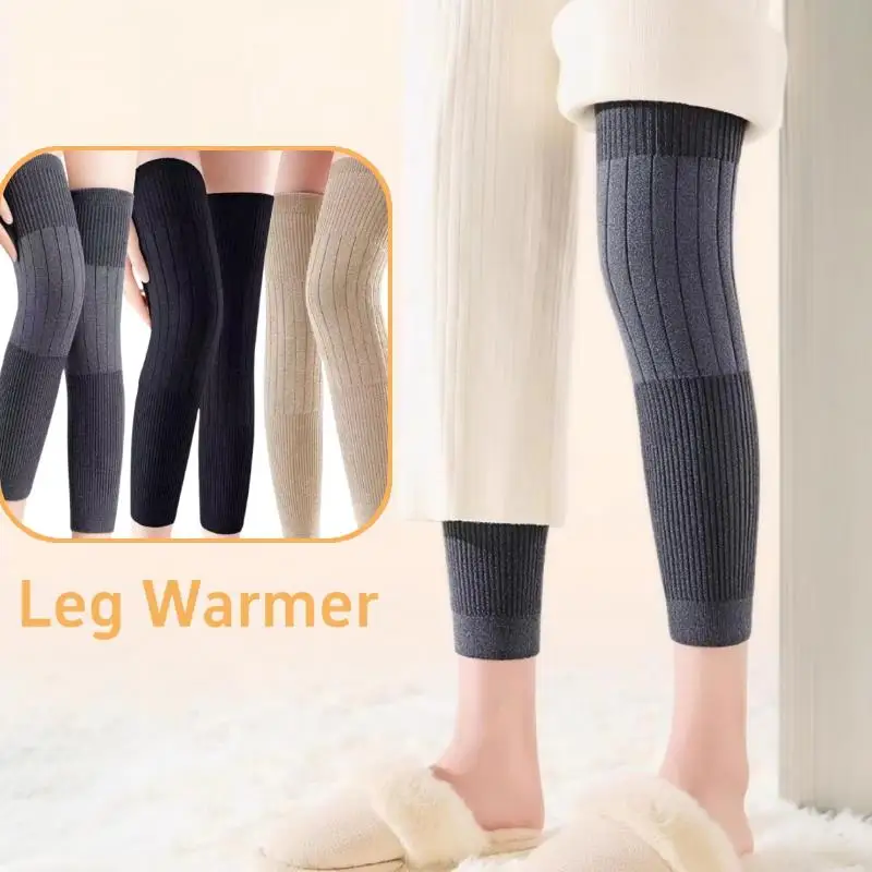 1 Pair Thick Warm Kneepad Leg Guard Hight Quality Women Men Knee Protector Windproof Coldproof Leg Warmers Run Knee Protector