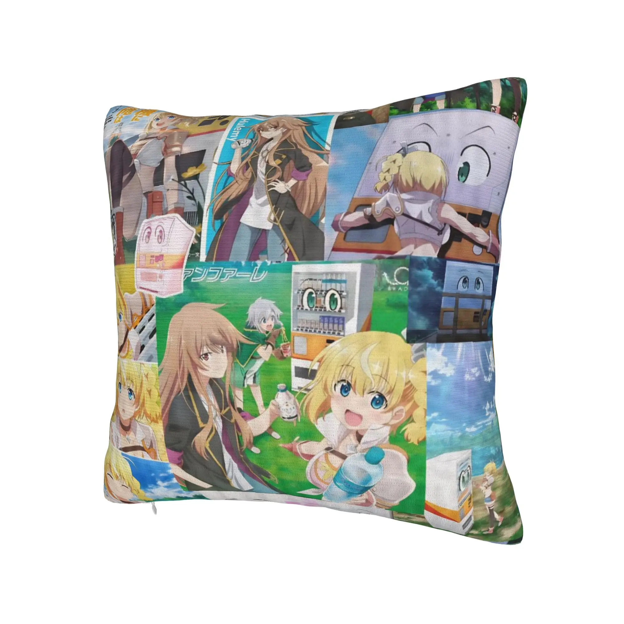 Decorative Pillow Cover Reborn As A Vending Machine Merch Home  Throw Pillow Case Cover Zippered Multi Size