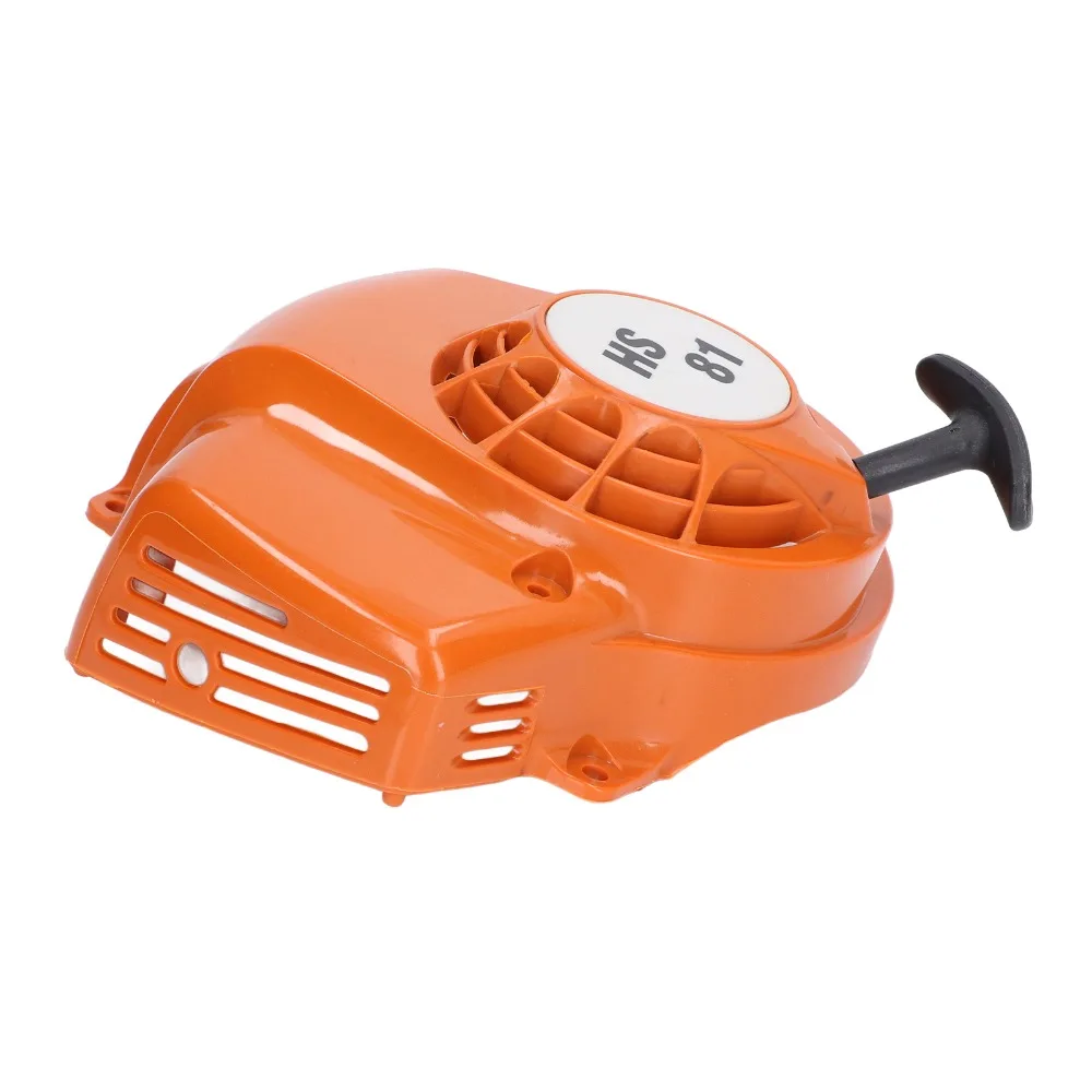 Orange Pull Starter Assembly Compact Easy to Install Recoil Starter Assembly ABS Chainsaw Starter Assembly for Stihl HS81T HS86R