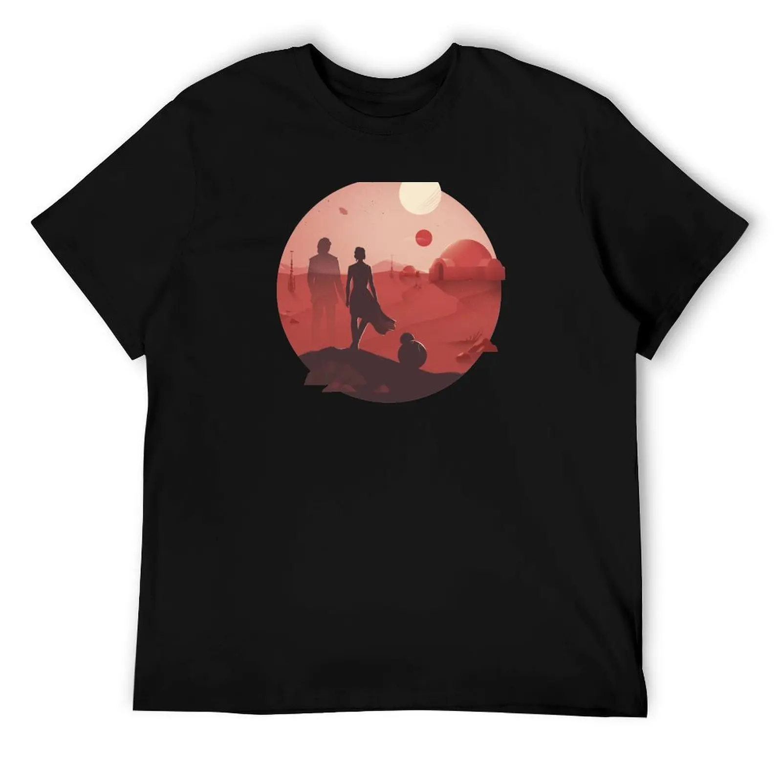 

SW Tatooine Sunset T-Shirt t shirt man casual t shirt man plain T-Shirt