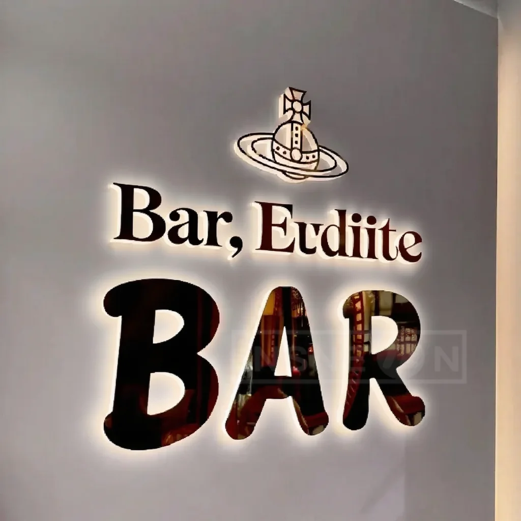 Luminous Led Labels Illuminated Logo Custom Wall Letter Business Signs 3d Letters Personal Design Signage Light Advertising Sign