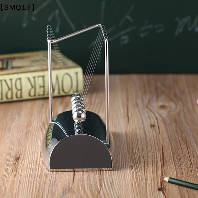 Z Newton Cradle Pendulum Ball Physics Science Pendulum Steel Balance Table Decor【SMQ】 view 5