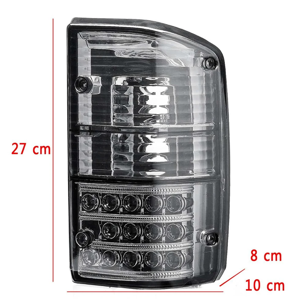 Black Red Smoked Rear Tail Light For Nissan Patrol GQ Y60 GR 1987-1997 26555-05J00 26550-05J00 LED Signal Brake Lamp Accessories