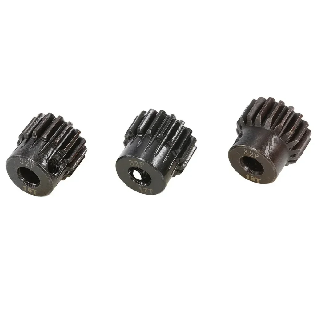 Surpass Hobby 32P Metal Pinion Motor Gear M0.8 32DP 5mm/3.175mm Shaft for 1/8 1/10 1/12 1/14 RC Car Wltoys Traxxas Tamiya HSP