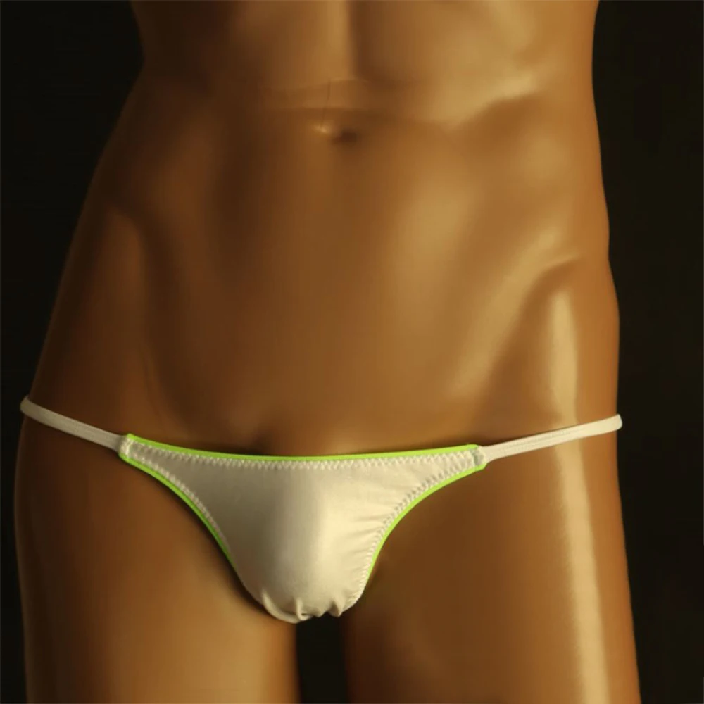 Fashion High Quality Mens Brief Low Waist Bikini Panties Comfortable Elasticity Jock Strap Lingerie Sexy Thong T-back