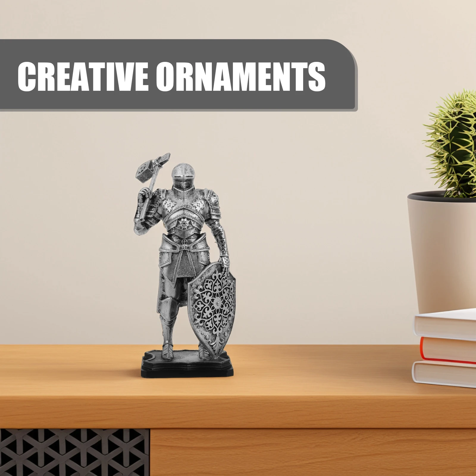 الرجعية الحرس الحلي فارس الشكل خمر ديكور المنزل الحمام التماثيل الزينة