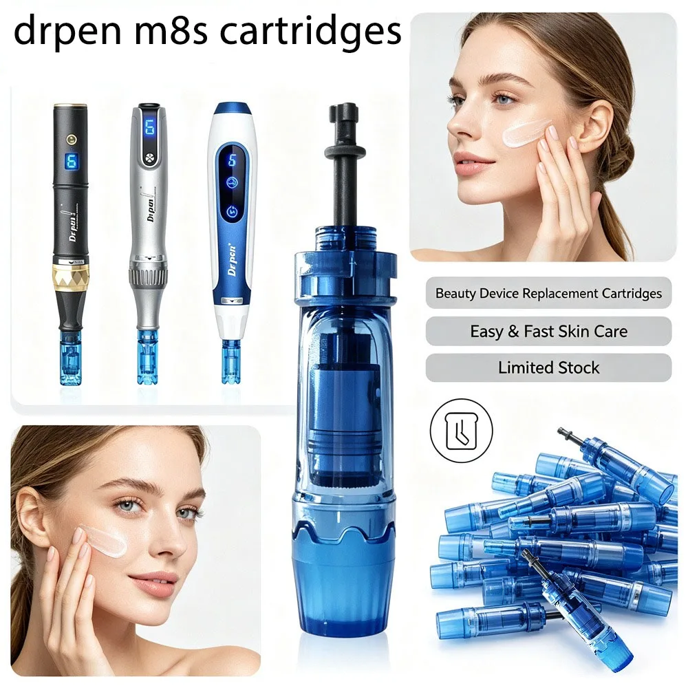 dr-pen-m8s交換用カートリッジ、derma-pen-m8s-a9-a8s-a11ペン対応、針の長さ025mm