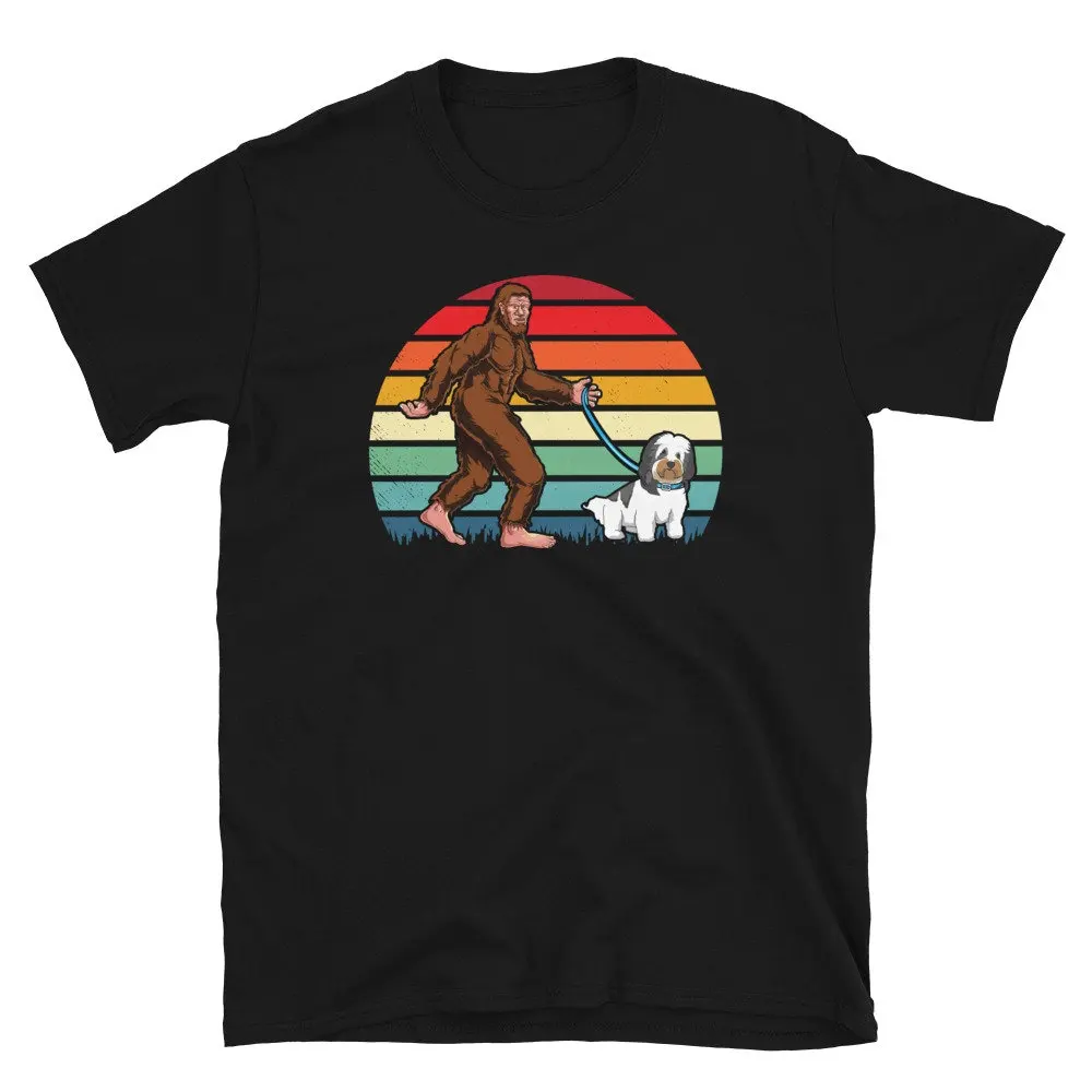 Funny BigfooT T Shirt Dog Walking Havanese Sasquatch Walker Pet Owner