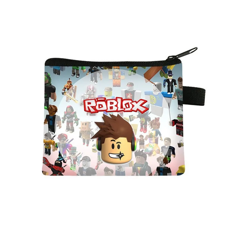 

Кошелек-монетница Roblox: милый игровой мультяшный портативный кошелек для монет, мини-кошелек для карт, органайзер для ключей, подарок