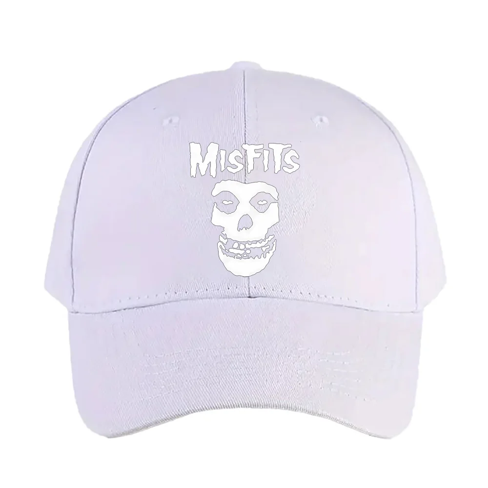 The Misfits Sommer-Baseballkappe für Damen und Herren, verstellbar mit gebogener Krempe, Entenschnabelkappe, Sonnenschutz, Sonnenhüte