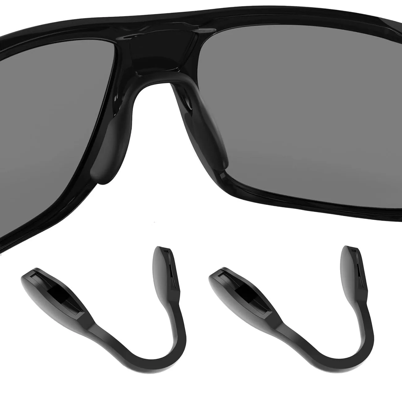 

Replacement Nose Pieces Nose Pads for Oakley Targetline OO9397/Targetline Asian Fit OO9398 Sunglasses Frame, Rubber Soft Silicon