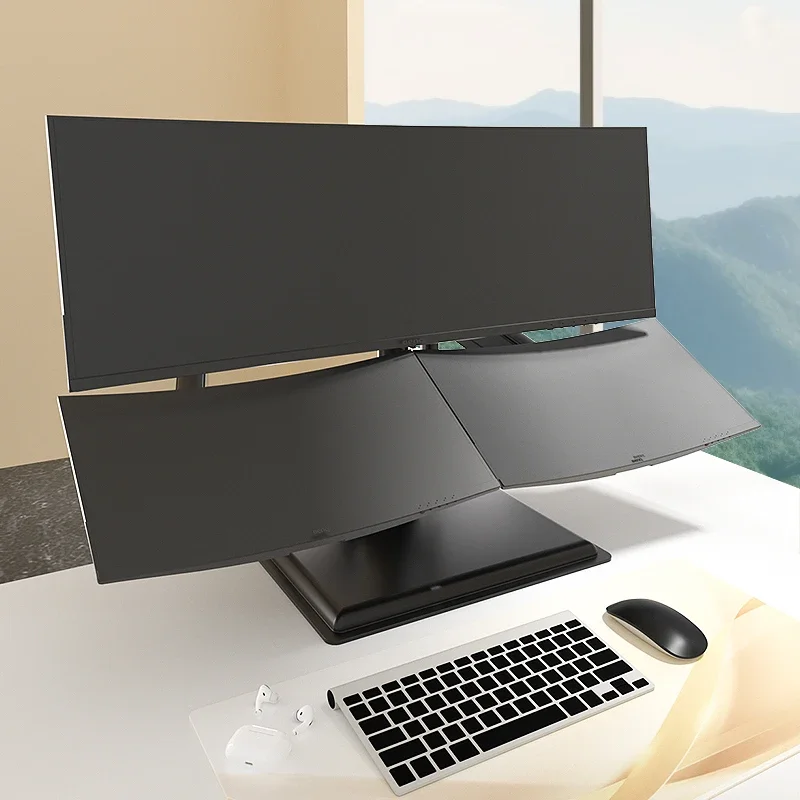 

Dual screen cantilever hanger 32 three screen computer monitor bracket