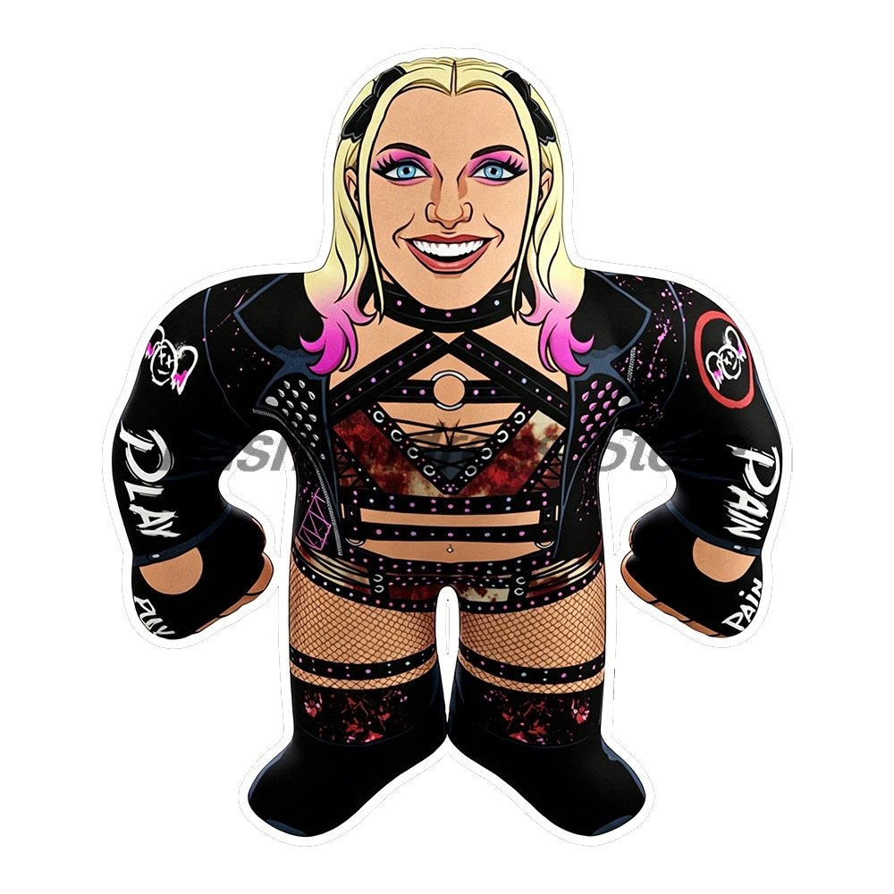 

Alexa Bliss Big Shots Pillow Cartoon Character 3D Soft Stuffed Toy Sofa Cushion Home Decoration Fans Gift