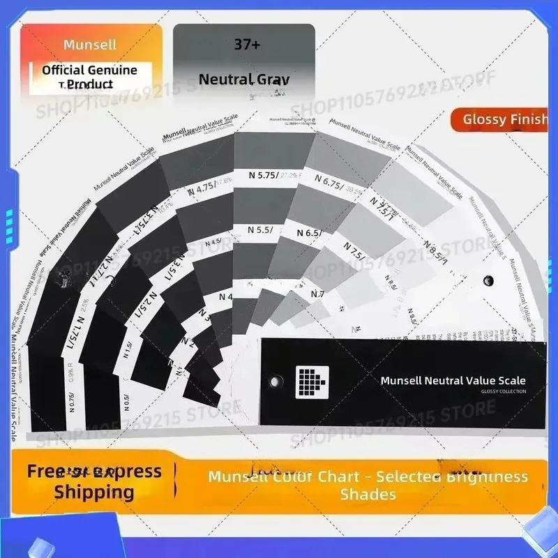 for Munsell International Standard Brightness Black White Gray Color Reflectance with N Color Card