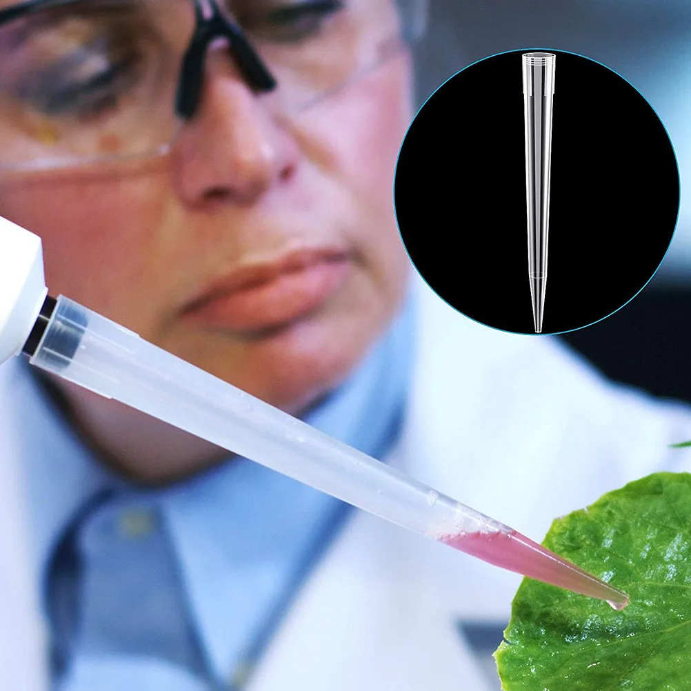 

50pcs Transparent Pipette Tips Plastic Disposable Nozzle For Laboratory Scientific Liquid Transfer Standard Experiment