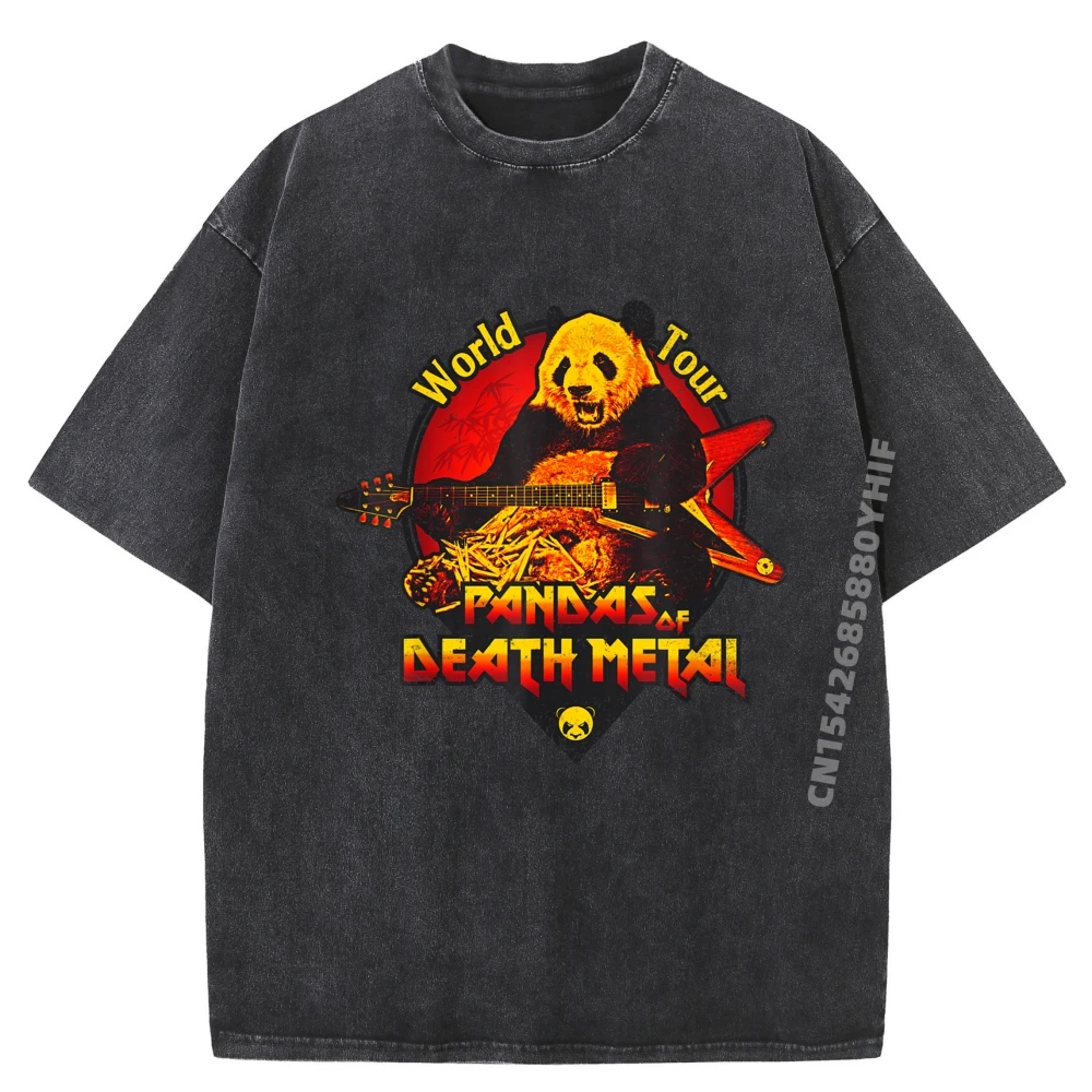 

Newest Vintage Washed Shirt Bear Of Death Clothes Graphic Camiseta Letter Printed Tees Mens Designer Clothes