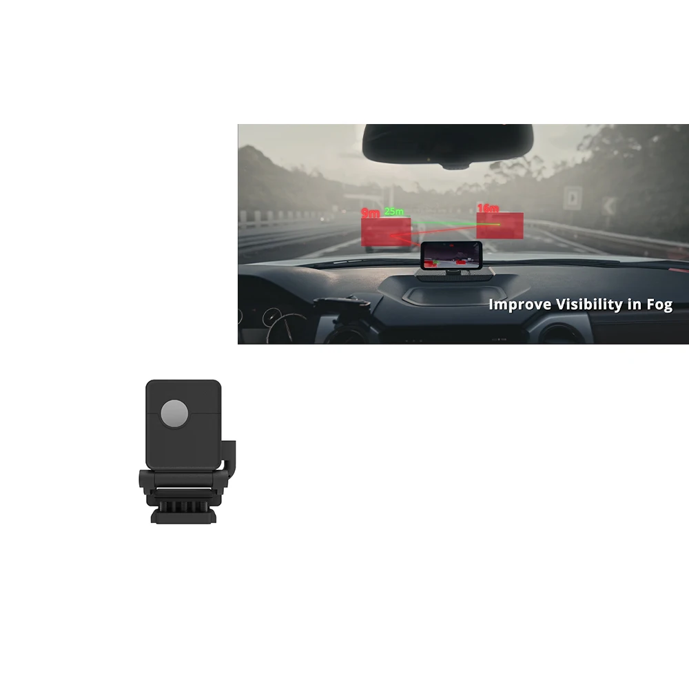

Avoid Obstacles System Vehicle-mounted Thermal Imaging Imager Camera With Display Screen
