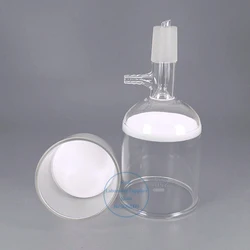 1Piece 30ml To 1000ml Glass Sand Core Filter Funnel with 19#/24# Standard Joint Laboratory Filter Unit G3 Available