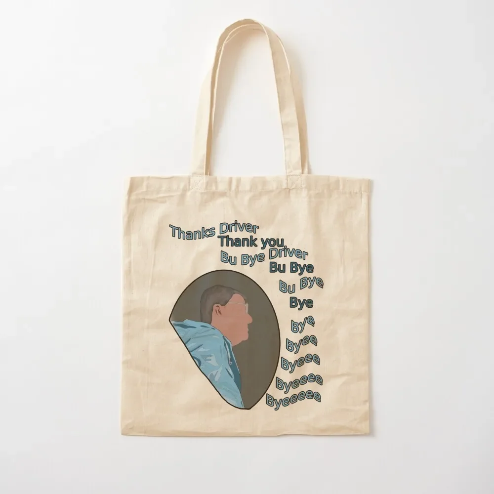 

Funny Scottish Bu Bye Driver Tote Bag Big bag university shopper bag eco folding